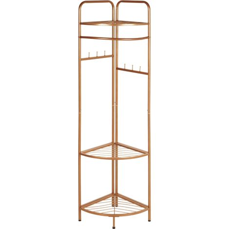 Corner Coat Stand LAWTON Gold