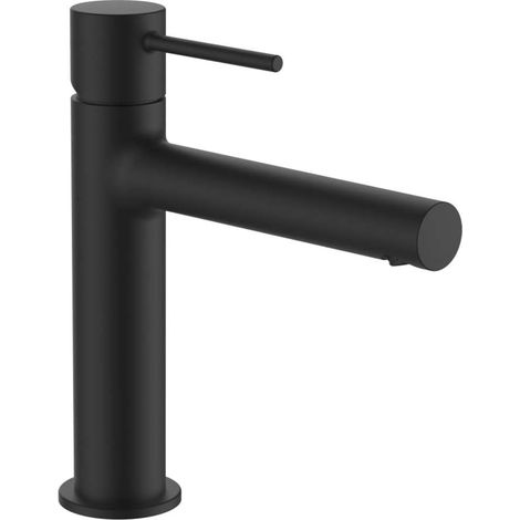 Laufen Twinplus Slim - Miscelatore da lavabo, nero opaco HF505404428000