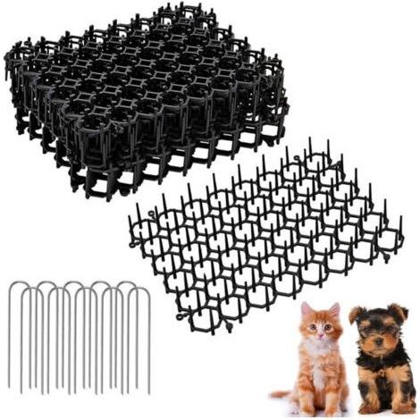 Tapis Répulsif Chat - 6 pièces, Tapis Répulsif Chat Anti-Morsure + 10 Ancrages - Pour Protection Zone (1/5)