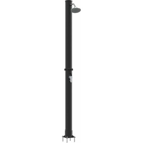 Douche solaire extérieure Noir 217 cm PVC et aluminium CFW93135 (1/5)