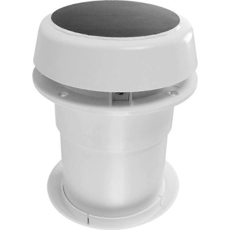 12 V solaire mushroom head ventilateur évacuation top mounted circular air exchange port ventilation RV modification acc (1/5)