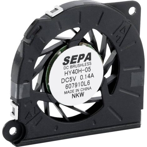 SEPA HY40H05A-811 Ventilatore radiale 5 V/DC 2.04 m³/h (L x L x A) 40 x 40 x 5 mm