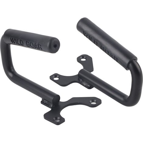 Aluminium-Trittbretter für den vorderen Innenraum des Jeep Wrangler TJ Unlimited (1997–2006), 2er-Set, feste Montage (1/5)