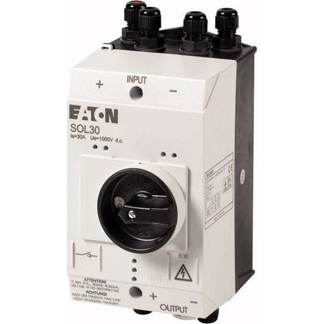 Inter-sectionneur DC 30A 2 Strings M12 000120926 EATON SOL30/2MV