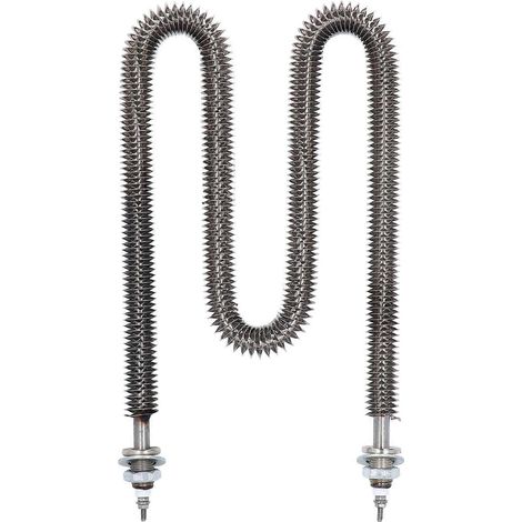 Tube chauffant à ailettes de type W 2500 W en acier inoxydable, pour four et boulangerie, 220 V (1/4)