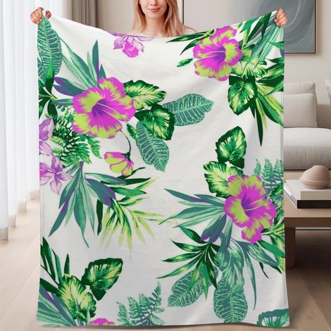 Couverture de lit en polaire, microfibre douce et confortable légères toutes saisons, décoration de chambre, cadeau pour femmes et hommes, 6080 pouces (1/4)