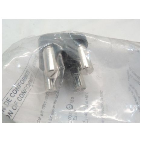 Bornier de raccordement à puits 4 bornes capacité 4X4m² ou 2X6mm² pour boite "D" IIC (093230) raccordement 93212 EXD ATX TBP44