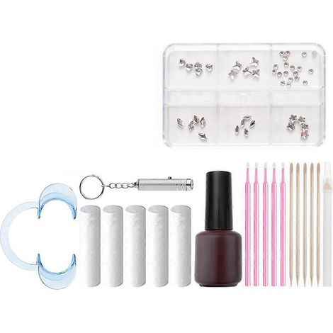 Kit de décoration dentaire à faire soi-même avec fraise dentaire et accessoires : fraise dentaire spéciale, fraise à dents blanche. (1/5)