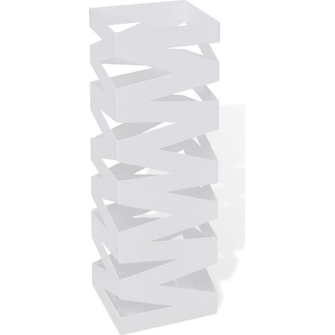 vidaXL Paragüero soporte para bastones de acero 48,5 cm (1/5)