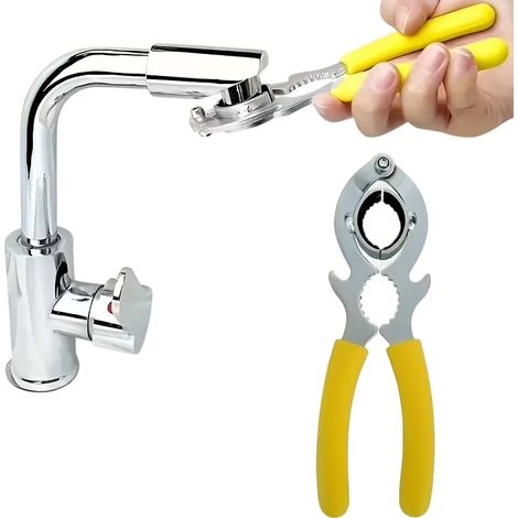 Pince universelle pour plombier, clé pour robinet de tuyauterie