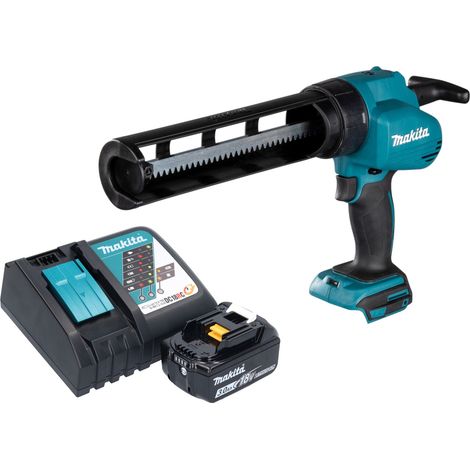 Pistola a cartuccia a batteria Makita DCG 180 RF1 18 V + 1x batteria ricaricabile 3,0 Ah + caricabatterie