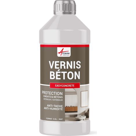 Vernis béton extérieur / intérieur, vritificateur - 0.5 L - ARCANE INDUSTRIES