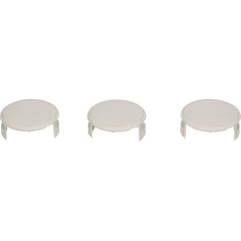 01 02 015 Couvercle de Bobine de Remplacement,Capuchons de Bobine faciles Installer en ABS 522994001 3 pices pour Coupe-Bordures Ryobi pour pelouse pour extrieur pour Jardin (1/5)