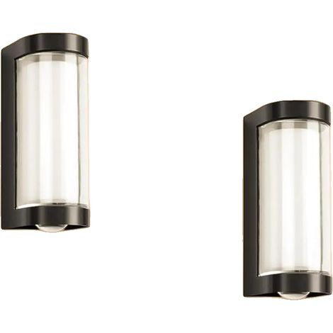 Applique da parete, design moderno, impermeabile IP65, 2 pezzi, 8W (1/2)