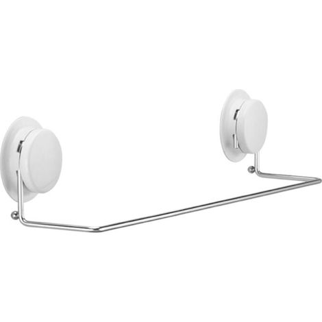 Porte-serviettes mural de 45,7 cm (18 pouces) - Système de ventouses - Installation sans perçage - Acier inoxydable - Pour salle de bain et cuisine (1/4)