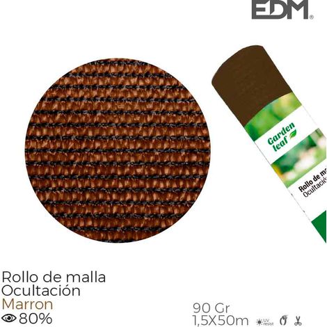 Verstecknetz Rolle braun Farbe 90gr 1,5x50m edm
