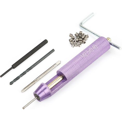 Kit de réparation filetage M2.5x0.45, ensemble d'inserts métalliques pour filet rapporté, outillage pose douille hélicoïdale, 1 set (1/5)