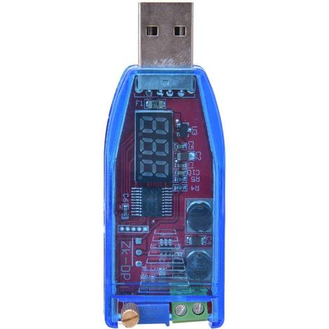 Jeffergarden Module de régulateur d'alimentation cc cc Module de convertisseur abaisseur de potentiomètre réglable USB (1/5)