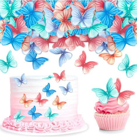 96Pcs Gâteau De Papillon Toppers Gâteau De Papillon Décoration De Cupcake De Papillon Coloré Picks Mariage Fête De Douche De Bébé Anniversaire Décoration De Cupcake
﻿