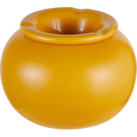 Aschenbecher Yuca Keramik D15,5cm - Gelb (1/4)
