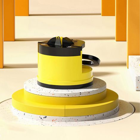 Automatischer Messerschärfer mit Saugnapf, niedliches gelbes Entenmotiv, für müheloses Kochen (1 Stück) (1/5)