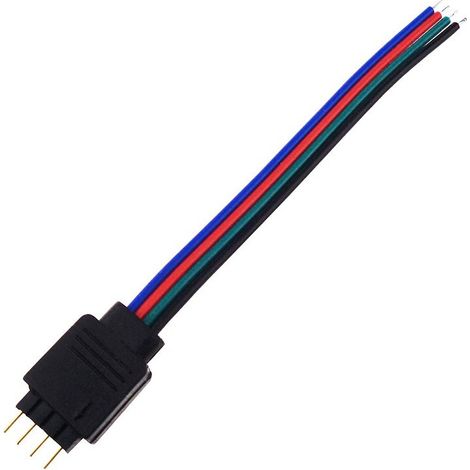 Trade Shop - 2 x 4-poliger RGB-Stecker für LED-Streifen-Controller -