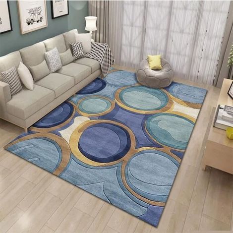 Tapis de salon Tapis imprimé de style européen et américain-Style Q-80x160cm (1/4)
