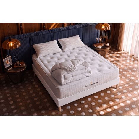 Pack Colchón blanco espuma viscoelástica 160 x 200 (1/5)