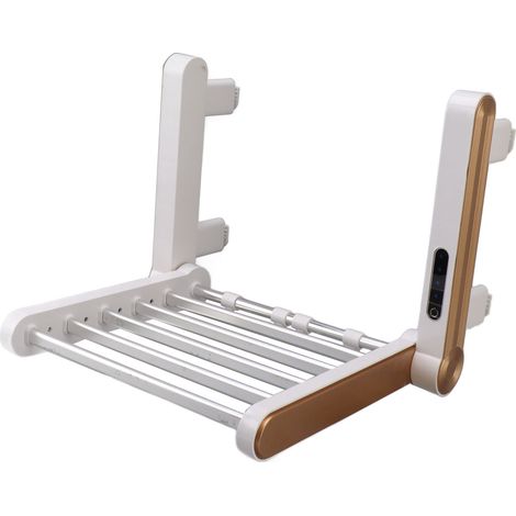 Sèche-serviettes électrique à 6 barres, température constante, pour salle de bain, prise UE 100-240 V (1/5)