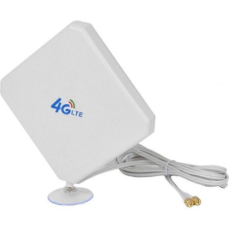 Antenne Wi-Fi extérieure MIMO MIMO haute performance 3G/4G LTE 35 dBi, directionnelle, large bande, câble RG174 de 2 mètres, pour routeur, connecteur SMA. (1/5)
