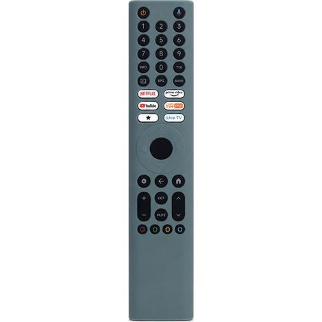 Housse en Silicone Grise pour Télécommande TV Compatible avec Xiaomi XMRM-P3, Découpes et Couleur Lumineuse (1/5)