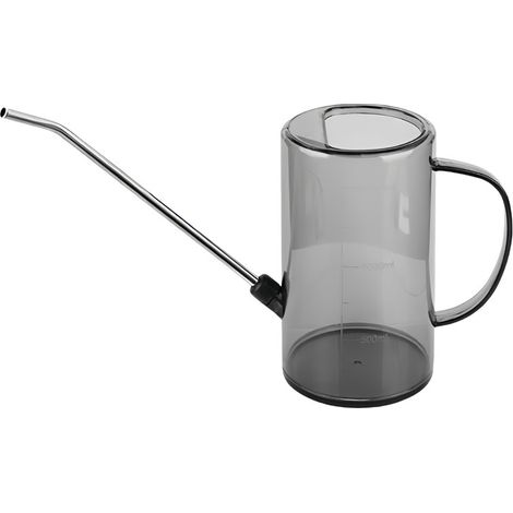 Arrosoir Arrosoir Long Bec Arrosoir Arrosoir Pot Plante en pot avec échelle Gris 1.5L