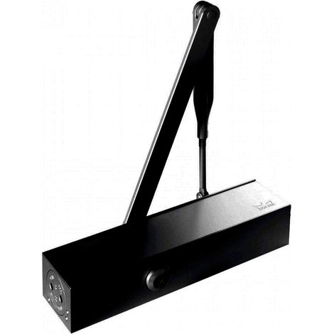 Cierrapuertas dorma TS 83 negro 29 cm ancho