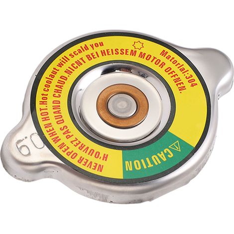 Dieseltankdeckel aus Aluminiumlegierung, gute Abdichtung, Motorwassertank-Schutzkappe für Baggerlader, gelb, Mitte (1/5)