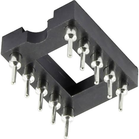TRU COMPONENTS 1371847  IC-Fassung Rastermaß: 2.54 mm, 7.62 mm Polzahl: 4  1 St.