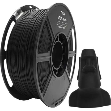 3D-Druckerfilament esun epla-matte 1kg schwarz matt (1/3)