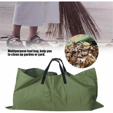 Leaf Pad Large Capacity Gardening Trash Bag for Fallen Leaves ❉ 2 in 1 Comfortable and Durable (1/4)