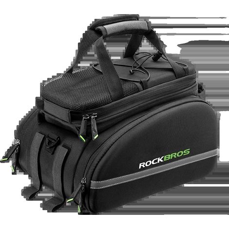 Fahrradtasche, verstellbares Volumen, wasserabweisendes Design, A6-03BK 35L (1/2)