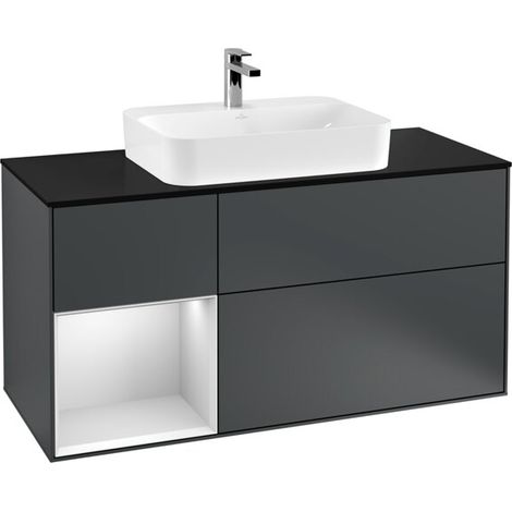 Villeroy & Boch G412MTHG Meuble sous-lavabo Finion G41 (1/2)