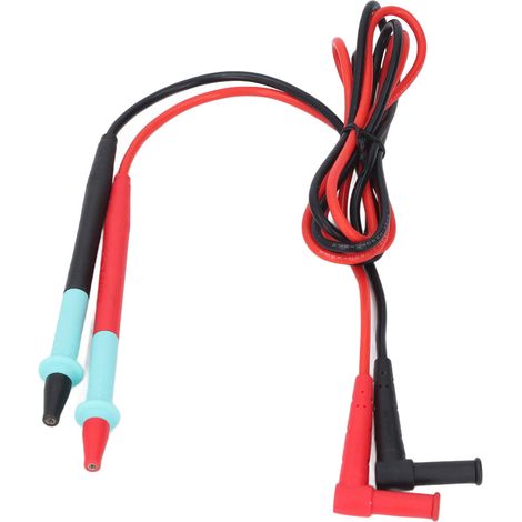 Kit de cordons de test pour multimètre en silicone CAT III 1000 V avec 4 sondes à aiguille interchangeables (1/5)