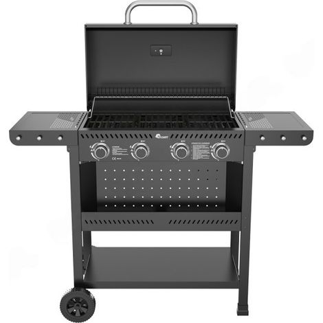 BARBECUE A GAS CARRELLATO mod. 3 fuochi - kW 2.5 x 3 - cm 114,2 x 102 x 55 - KASART (1/4)