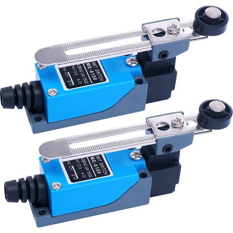 2 Pièces ME-8108 Interrupteur de Fin de Course Momentané,Interrupteur Levier deLevier Rotatif Réglable NC-NO Pour les machines et autres équipements électroniques ME-8108 (1/5)