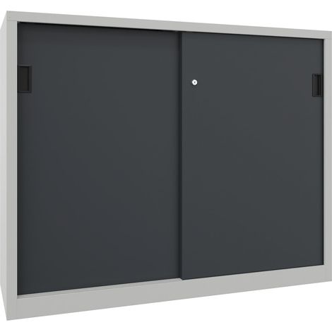 kaiserkraft, Armoire à portes coulissantes, hauteur 1200 mm, (1/2)