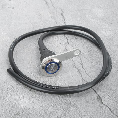 22-mm-Scheinwerfer-Motorradlenkerschalter, einreihig, Edelstahl, Ein-/Ausschalter (1/5)