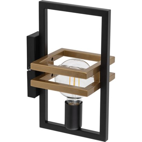 Applique loft nero oro Merci E27 15W Sigma Lighting (1/3)