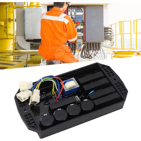 Régulateur de tension automatique pour générateur à balais AVR 15-3EIP, stabilisateur de tension triphasé 8 fils AVR 15 kW, carte de régulation de tension pour groupe électrogène. (1/5)