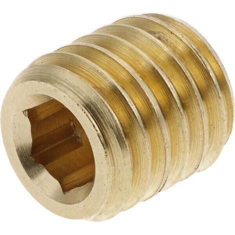 Tornillo ajus M10 di谩metro 0,8 mm Lat贸n UNIVERSAL SSM101208BR (1/4)