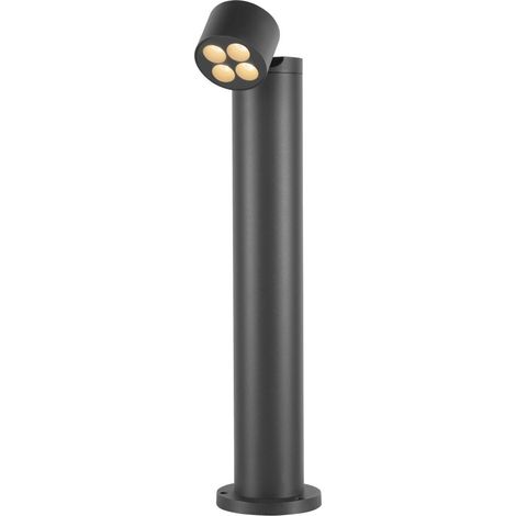 Borne R-CUBE 75 extérieur rond 15W 2700/3000 K PHASE gris - SLV - 1007512