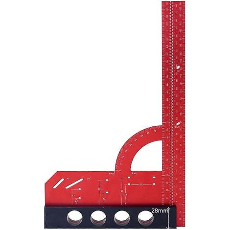 Équerre multifonctionnelle pour le travail du bois, outil de traçage et de marquage (1/5)