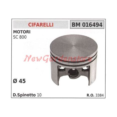 Pistone motore rasaerba tagliaerba Ø 45mm CIFARELLI 016494